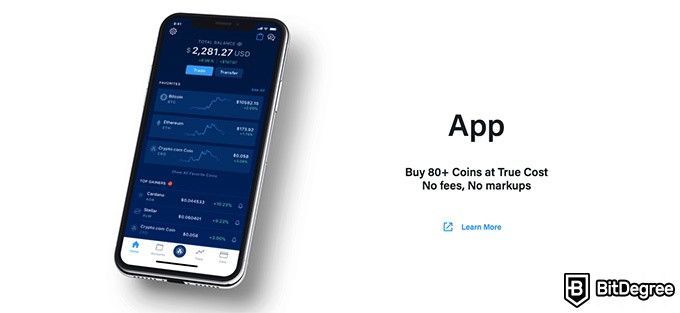 Crypto.com review: app.