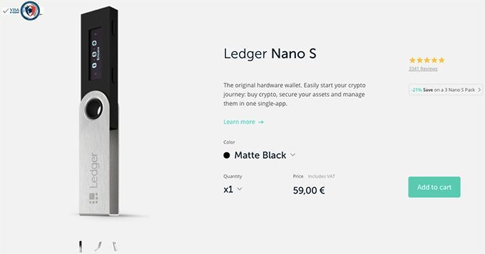 Đánh giá ví Electrum: Ledger Nano S.