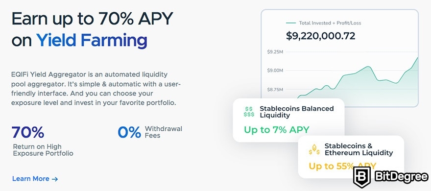 EqiFi review: yield farming.