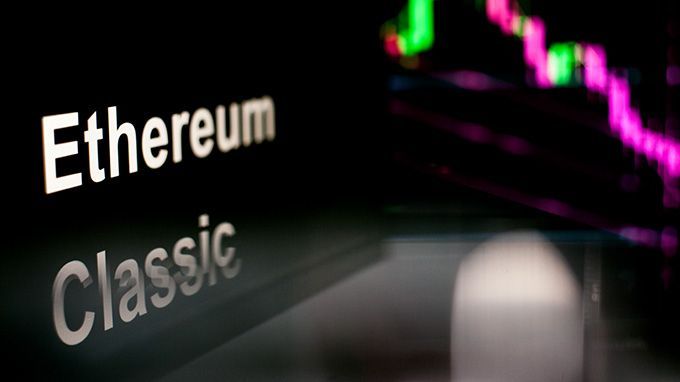 Đồng Ethereum Classic: Màn hình Ethereum Classic.
