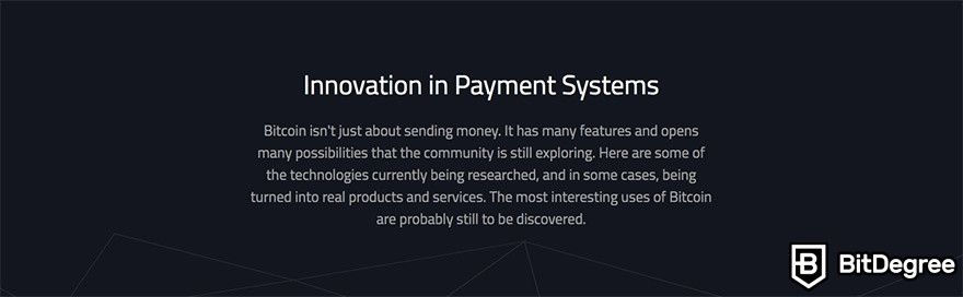 Ethereum VS Bitcoin: Bitcoin as the innovation in payment systems.