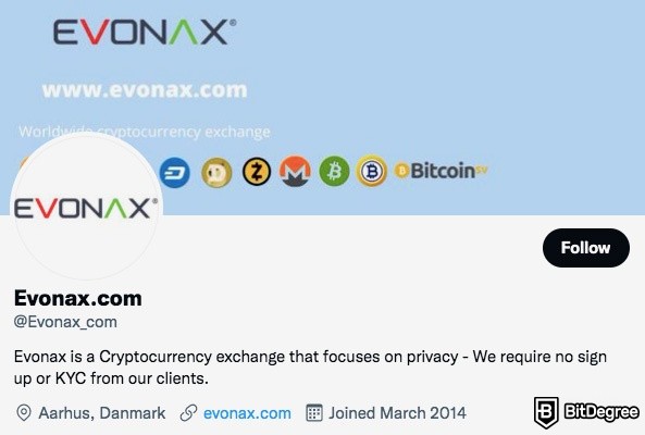 Evonax review: Evonax Twitter.