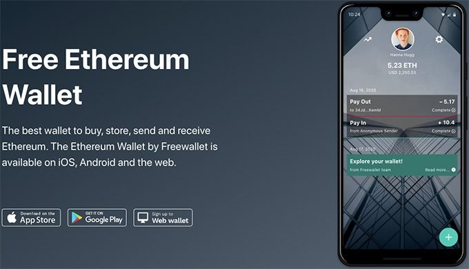 Freewallet отзывы: кошелек Ethereum.