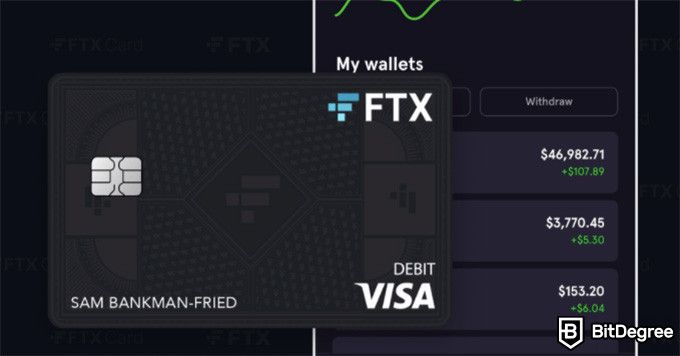 FTX And Visa Launch A Crypto Debit Card: FTX debit card preview.
