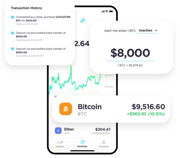 Gemini exchange: Aplicación.