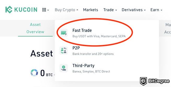 How to buy Mars4: KuCoin fast trade.