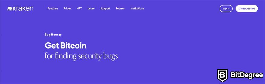 How to get free cryptocurrency: Kraken Bug Bounty program.