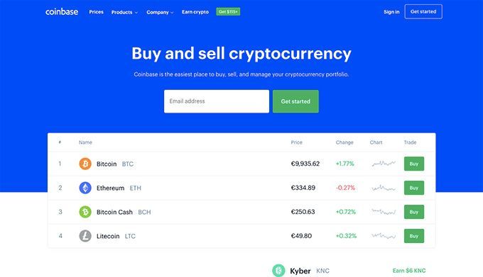 Đầu tư Ethereum như thế nào: ví Coinbase.