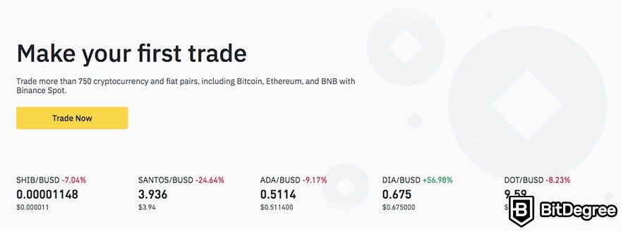 How to use Binance: over 750 crypto and fiat pairs supported.