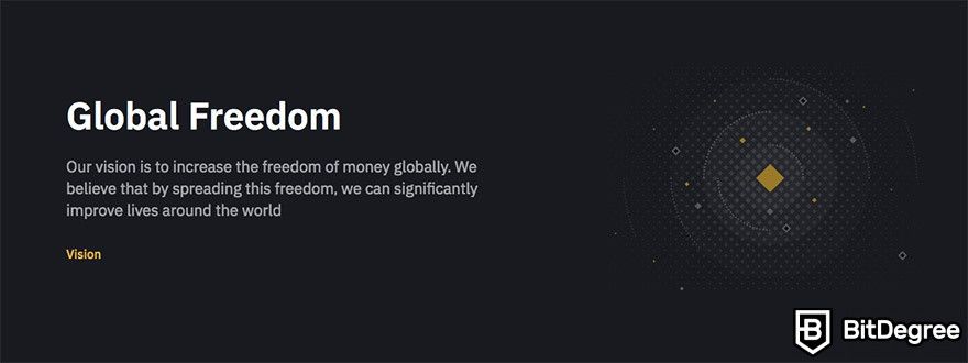 How to use Binance: global freedom as the vision.