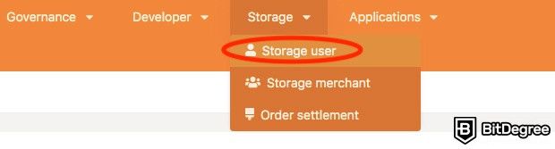 How to use Crust Network: storage user.