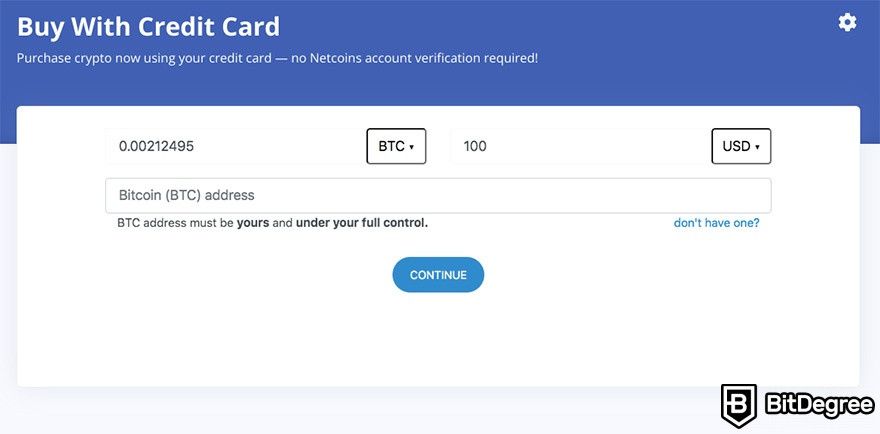 Como usar Netcoins.ca: comprando cripto com cartão de crédito. 