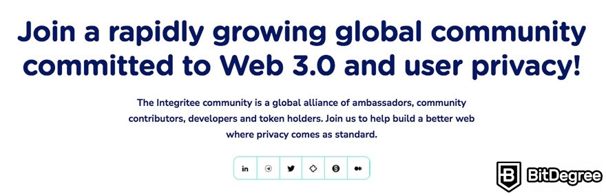 Integritee review: community of Web 3.0 enthusiasts.