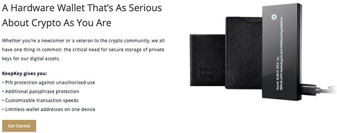 Avis keepkey: design.