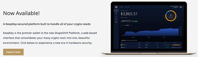 KeepKey обзор: доступный кошелек.