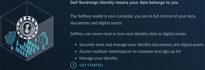 Selfkey Coin: Danh tính.