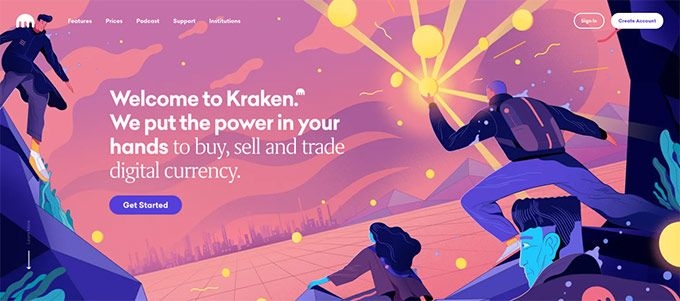 Dónde Comprar Ripple: Página web de Kraken.