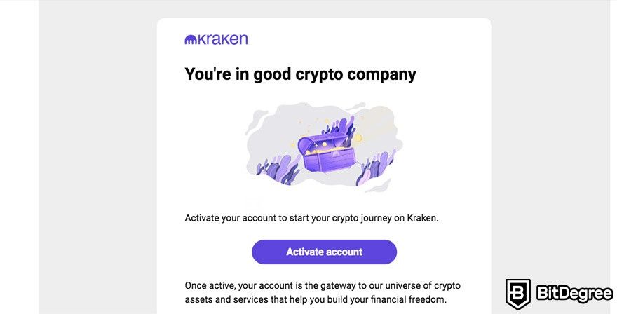 Đặt cược Kraken: xác minh email.