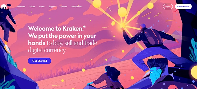 Кошелек Kraken: главная страница Kraken.