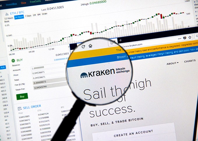 Ulasan dompet Kraken: Kraken dan grafik.