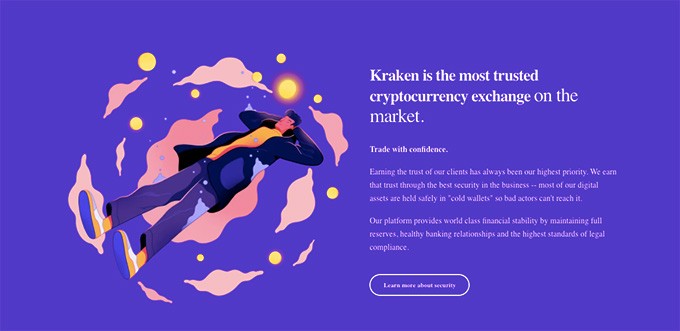 Portefeuille kraken: site d'échange.