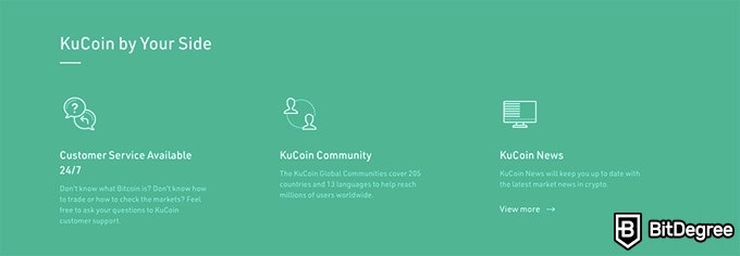 KuCoin VS Binance: KuCoin by your side.