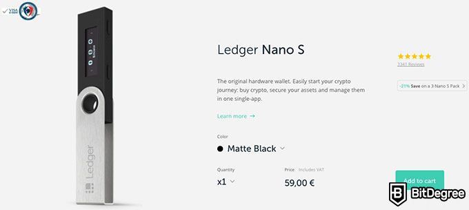 Ledger Nano S vs CoolWallet S: Ledger Nano S