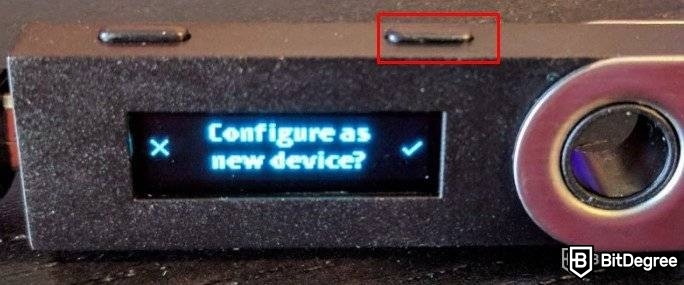 Reseña Ledger Nano S: Configuración.