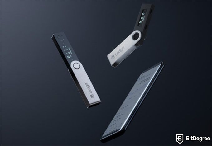 Ulasan Ledger Nano S: Perangkat Ledger. 