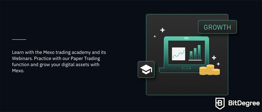 Mexo review: learn with Mexo Academy.