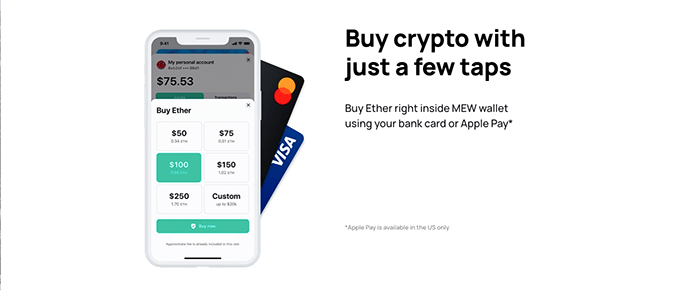 MyEtherWallet Opiniones: Aplicación MEW