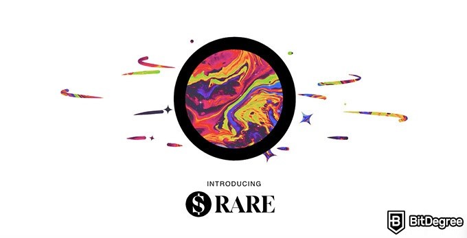 NFT marketplace: SuperRare $RARE token.