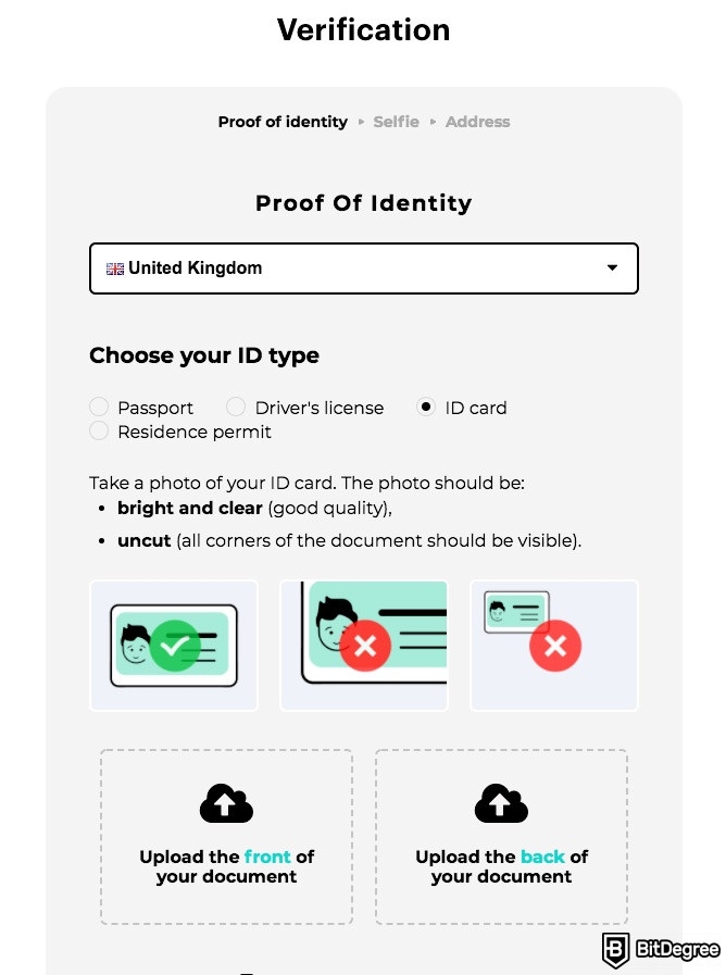 Análise da Paybis: verificação KYC.