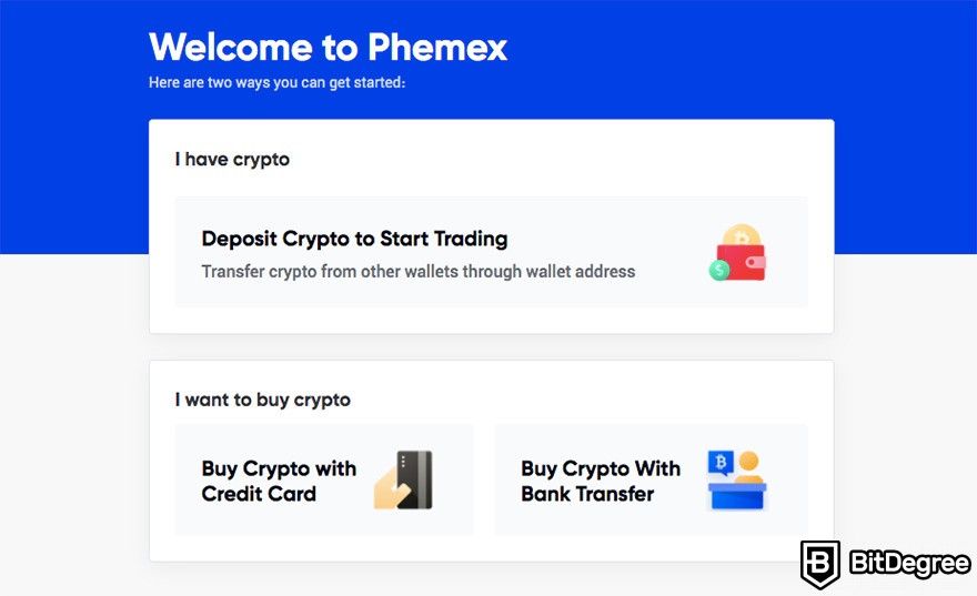 Phemex review: welcome to Phemex.