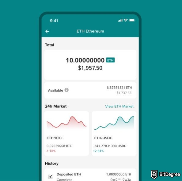 Poloniex review: Poloniex app.