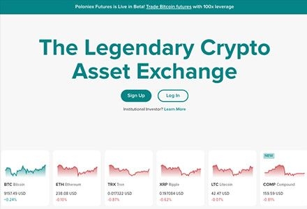 Poloniex - Комиссии от 0% до 0,125%