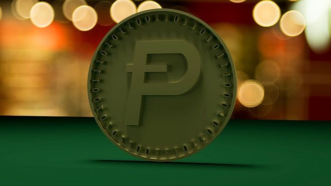 O que é PotCoin: uma PotCoin numa mesa.