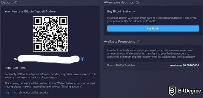 Prime XBT review: your Bitcoin wallet.