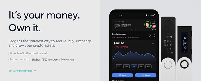 Menjual NFT: Ledger.