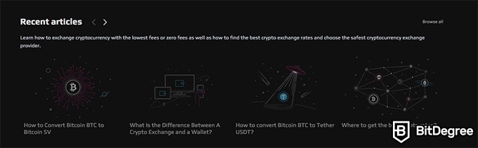 Swapzone review: recent articles.