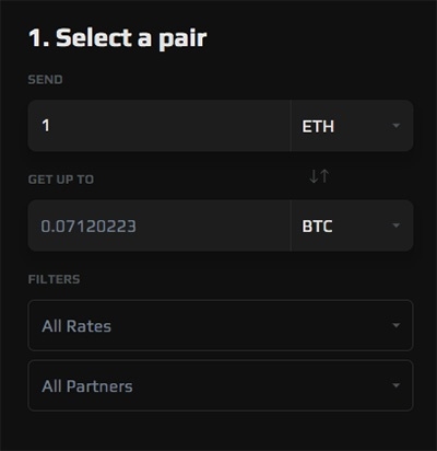 Swapzone İncelemesi: ETH-BTC Alım Satım Çifti