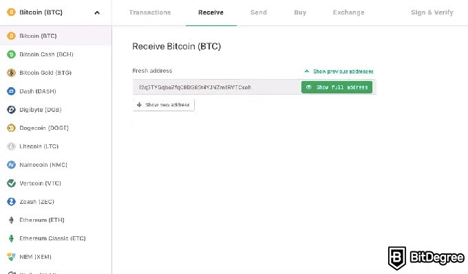 Avis trezor model t: configuration.