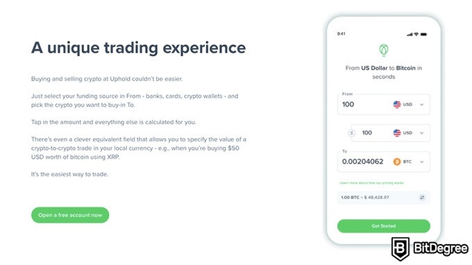 Uphold review: a unique trading experience.