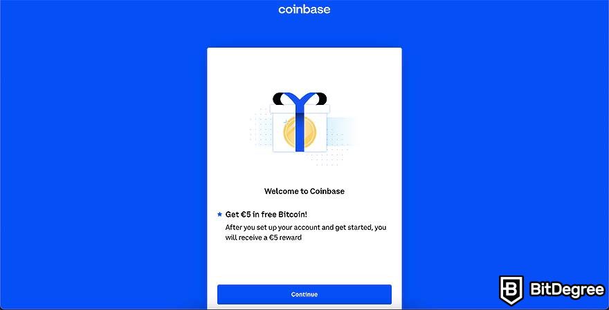 Ways to earn Bitcoin: Coinbase new user initiative.