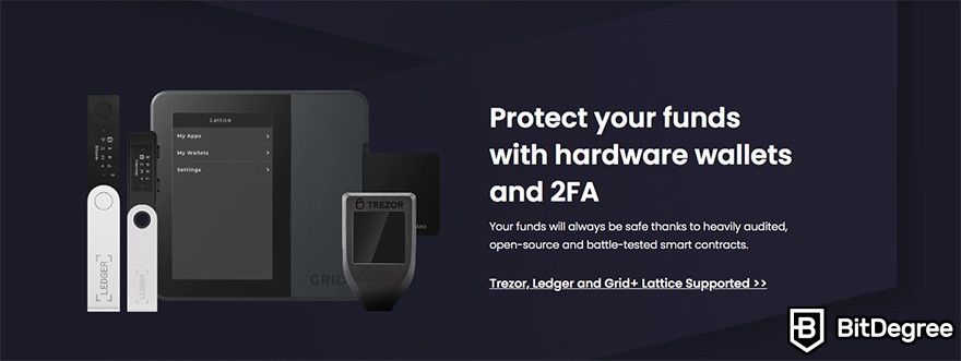 What is Ambire Wallet: hardware wallet protection.