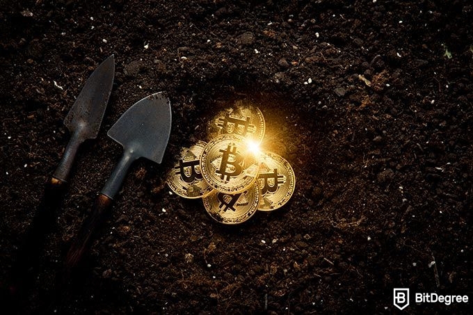 Đào Bitcoin là gì: Những đồng Bitcoin.