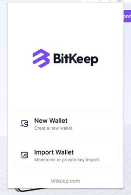What is BitKeep: creating a new wallet.