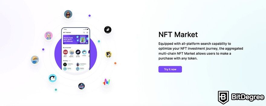 What is BitKeep: NFT market.