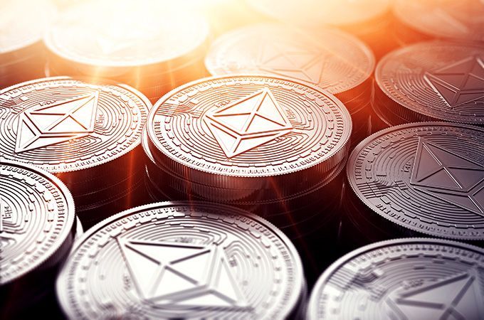 What is Ethereum: stack of Ether coins.