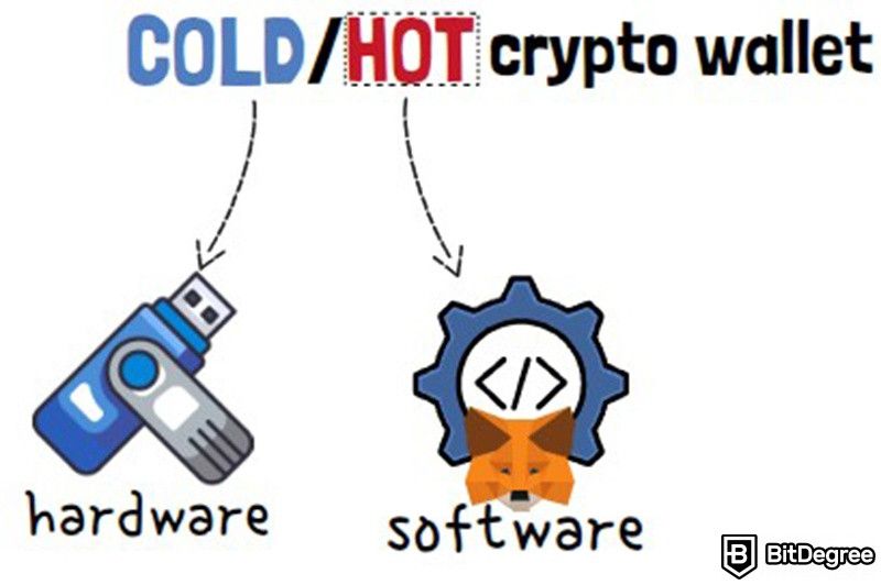 What is MetaMask: Cold and Hot crypto wallets.